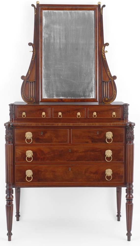 Mirror Back Bureau Attributed to Thomas Seymour