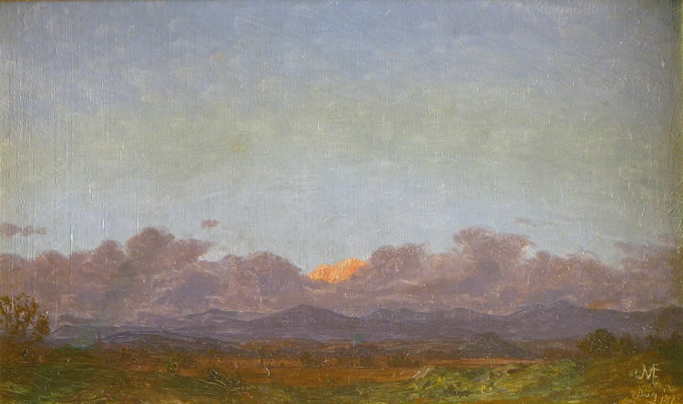 View of the Catskills at Rondout, New York