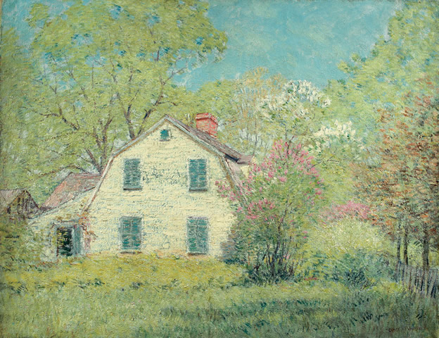 White House in a Spring Landscape, Old Lyme, CT