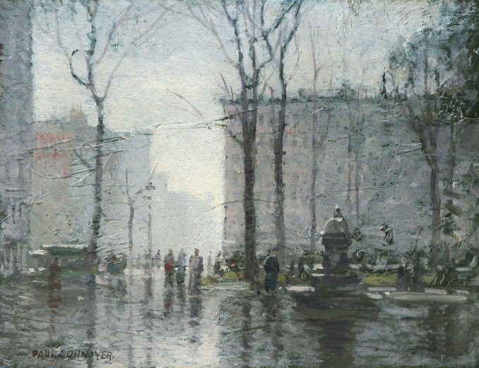 Rainy Day, Madison Square Park, New York City