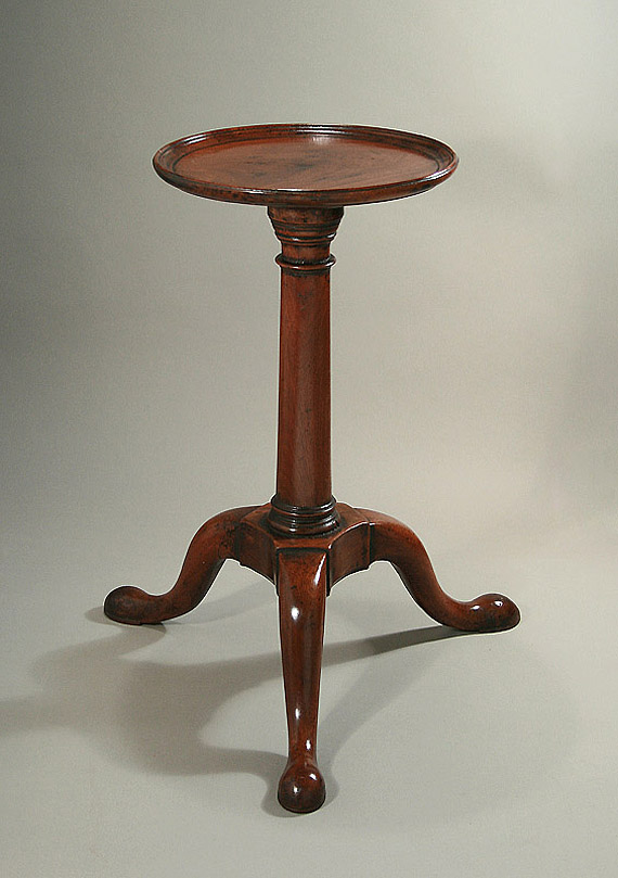 GEORGE II CUBAN MAHOGANY SMALL TRIPOD TABLE