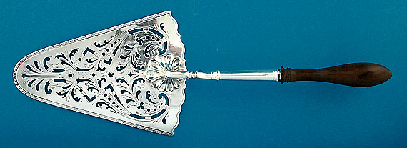 GEORGE III SILVER PIERCED SERVER  Charles Aldridge & Henry Green