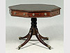 Regency Mahogany Drum Table