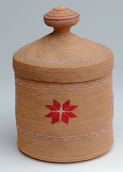 Aleutian Lidded Basket