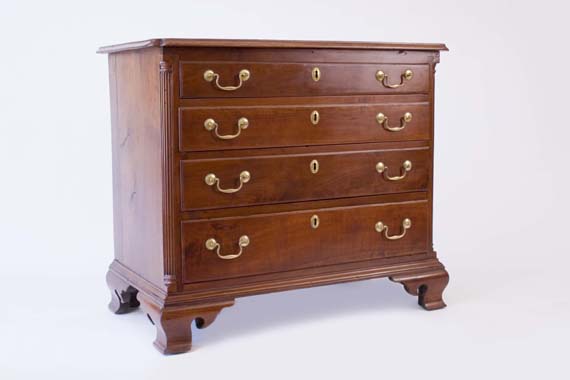 Cherry Chippendale Chest of Drawers