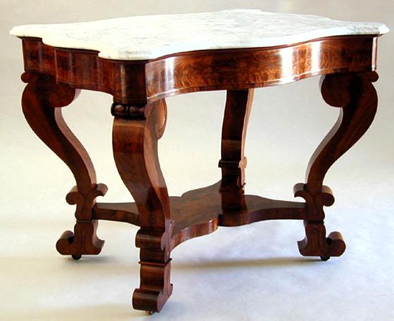 Classical Marble Top Center Table
