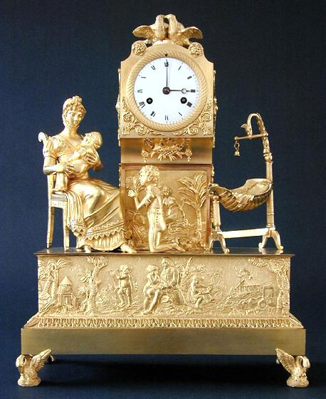 Gilt Bronze Clock
