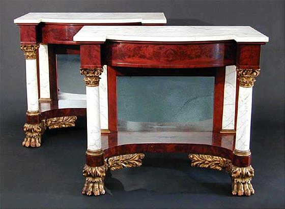 A Pair of Classical Pier Tables