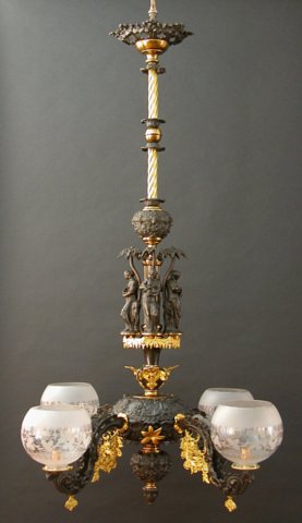 A Four-Light Gasolier