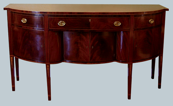Hepplewhite Inlaid Mahogany Sideboard
