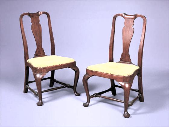 Fine Pair of Queen Anne Sidechairs