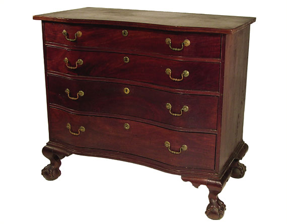 Chippendale Reverse-Serpentine Chest