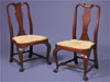 Fine Pair of Queen Anne Sidechairs