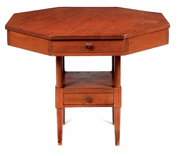 Octagonal-Top Shaker Work Table