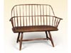 Rare Diminutive Size Windsor Settee