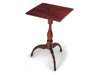Connecticut Mahogany & Tiger Maple Tilt-Top Stand