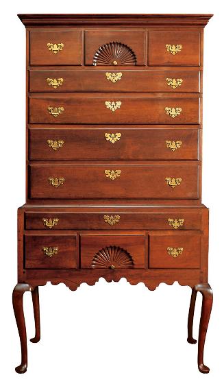 Queen Anne Cherrywood Highboy