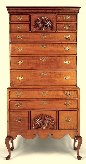 Curly Maple Chest-on-Chest
