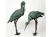 Pair of Rare Garden Cranes