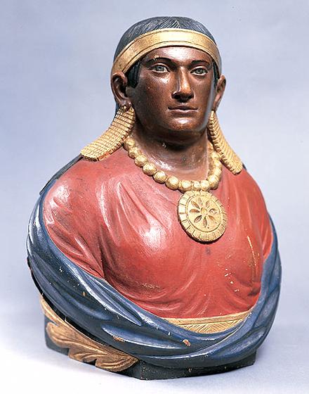 Nautical Carving of an Indian Chief